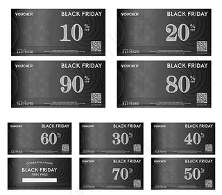 黑色数字促销标签,免抠元素