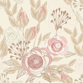 花卉元素底纹背景