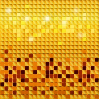 金色马赛克背景