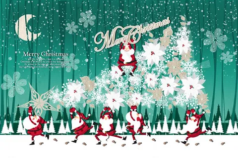 顽皮的圣诞老人