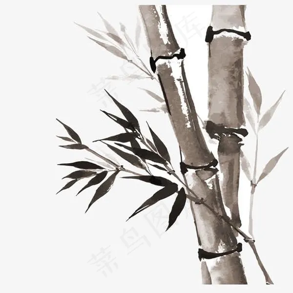 水墨竹子