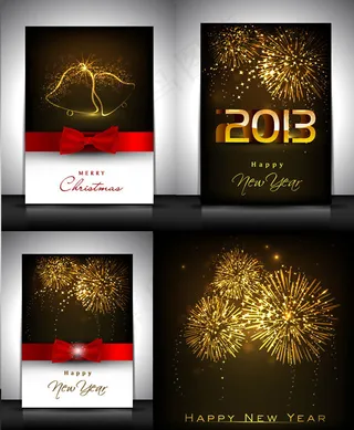 快乐的新年贺卡