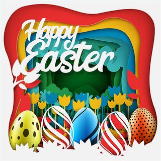 复活节彩蛋矢量