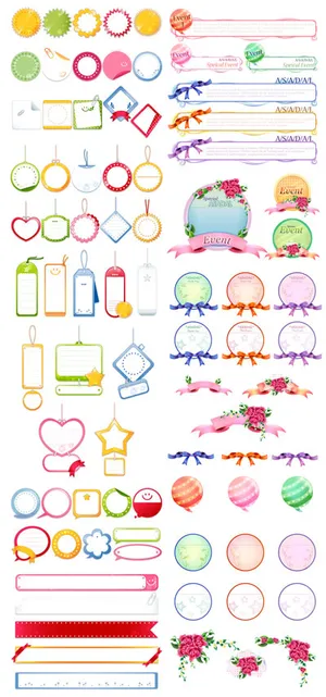 吊牌花边对话框