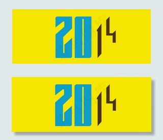 2014艺术字