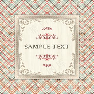 菱形格文本背景