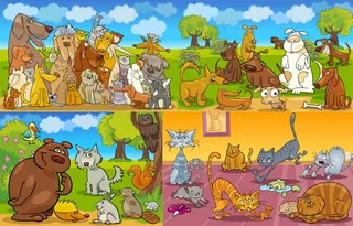 卡通动物矢量,免抠元素