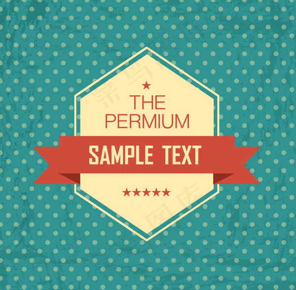复古标签矢量