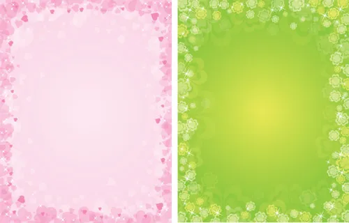 矢量梦幻花边 矢量梦幻花边