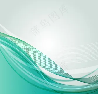 绿色波浪线背景 绿色波浪线背景