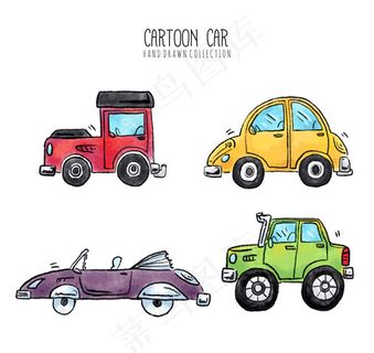 彩绘卡通车辆