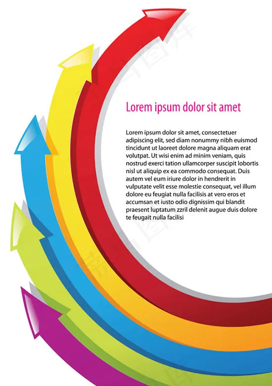 箭头文本背景eps,ai矢量模版下载