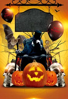 万圣节海报背景