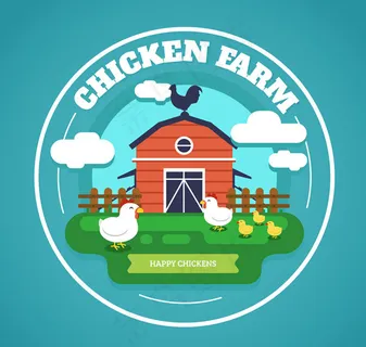 精美养鸡场标签