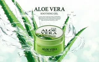 芦荟护肤品海报