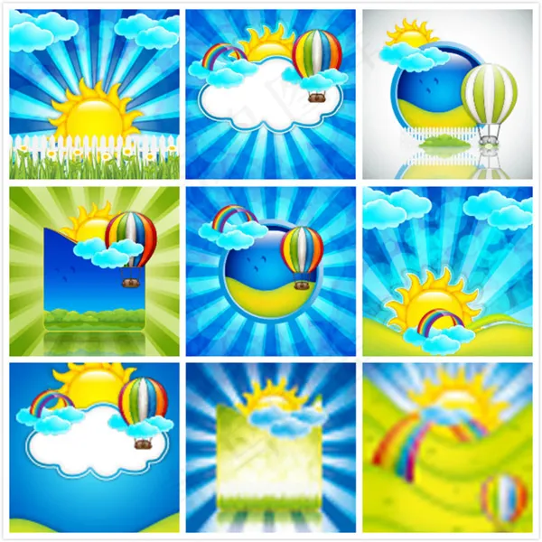 卡通太阳插画矢量ai矢量模版下载