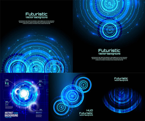 科幻风背景V2eps,ai矢量模版下载