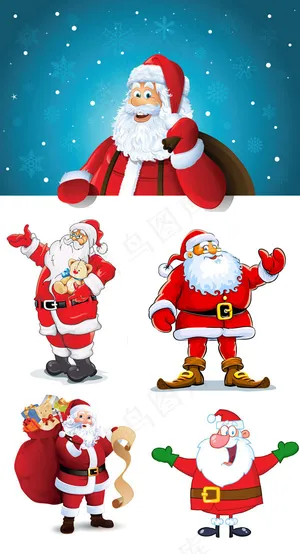 卡通圣诞老人