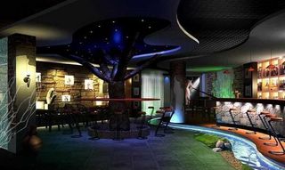 室内酒吧3d模型