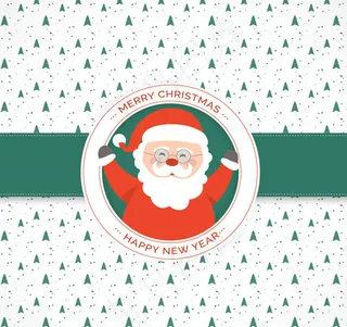 圣诞老人贺卡