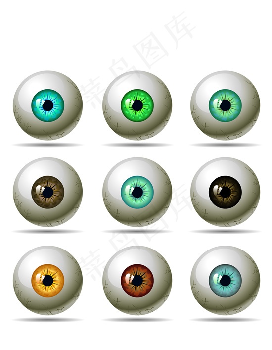 彩瞳眼球设计