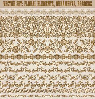 欧式复古花纹边框