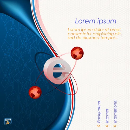 互联网创意矢量eps,ai矢量模版下载