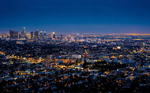 城市建筑夜景图片