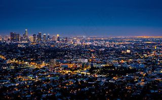 城市建筑夜景图片