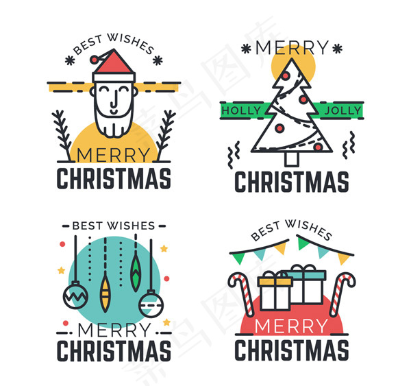 圣诞祝福标签