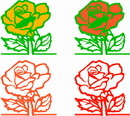 花朵鲜花_183eps,ai矢量模版下载