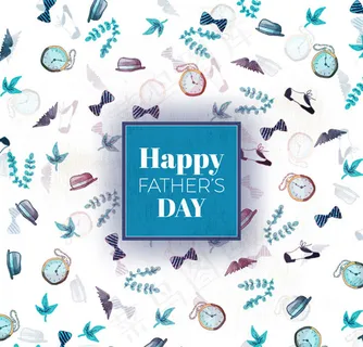 男式配饰父亲节贺卡