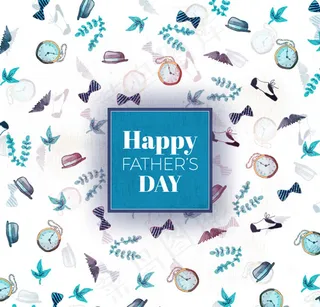 男式配饰父亲节贺卡