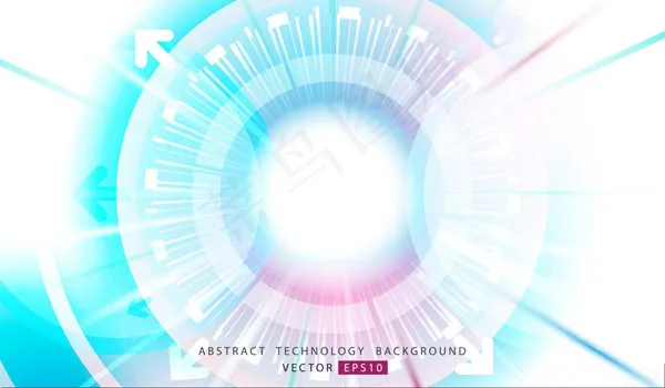 科技圆环背景eps,ai矢量模版下载