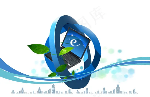 笔记本商业概念psd模版下载