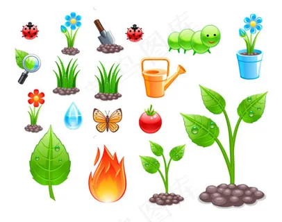 种植主题矢量