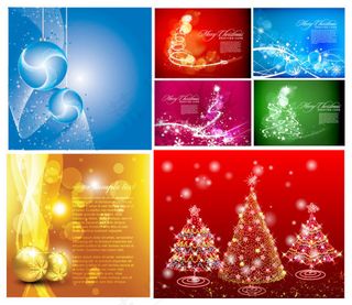 闪光圣诞节矢量