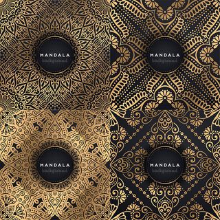 曼陀罗图案背景