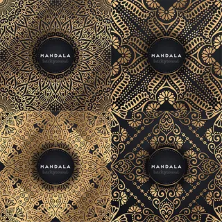 曼陀罗图案背景