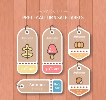 秋季折扣吊牌