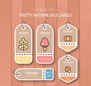 秋季折扣吊牌
