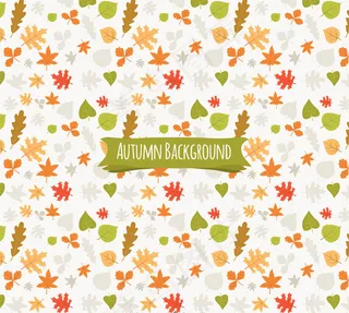 秋季树叶无缝背景