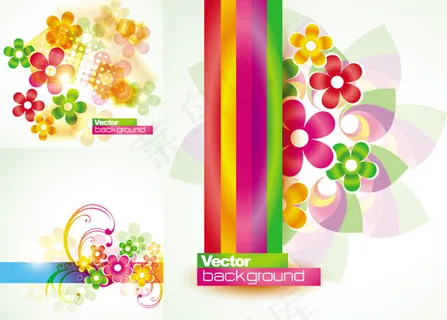 时尚多彩花朵 时尚多彩花朵