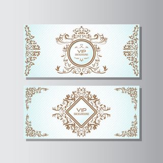 花纹装饰VIP卡
