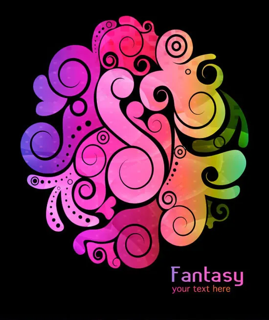 幻彩抽象图标,免抠元素eps,ai矢量模版下载