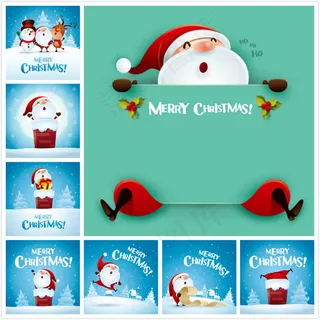 立体圣诞节背景