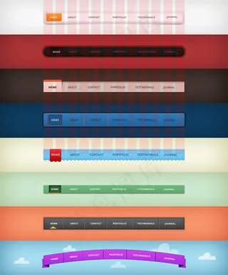 网站导航条设计