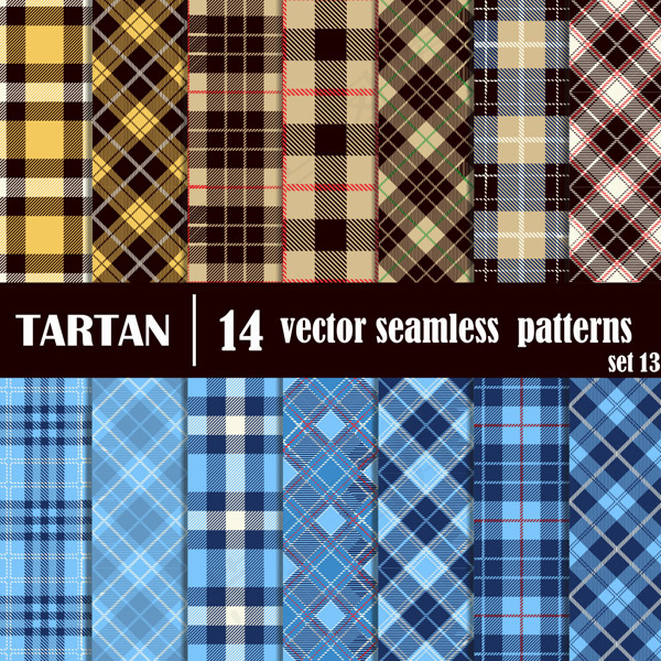 方格布料无缝背景