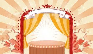 复古舞台背景
