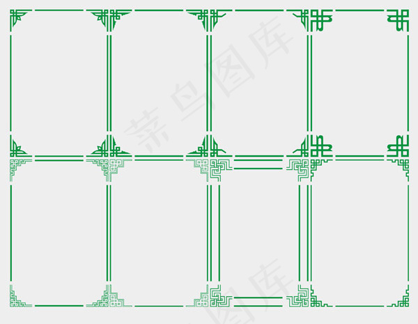 古典简洁边框cdr矢量模版下载